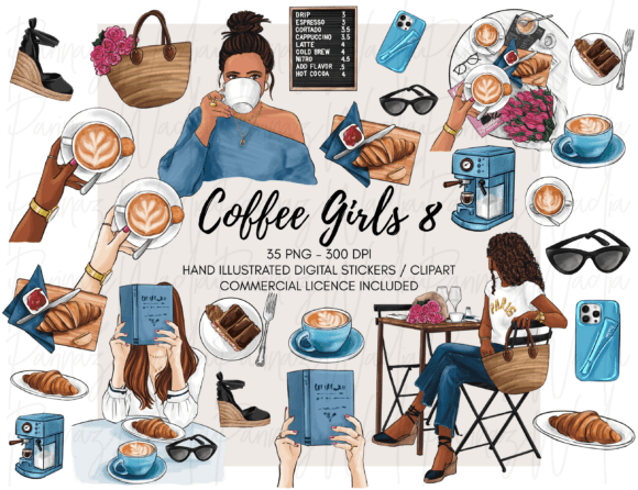 Download Coffee Girls 8 Cafe PNG - Girl Collection