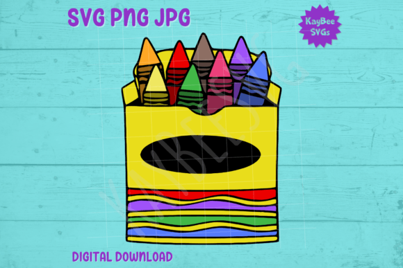 Download Crayon Box SVG PNG JPG Cut Files - Premium Resources