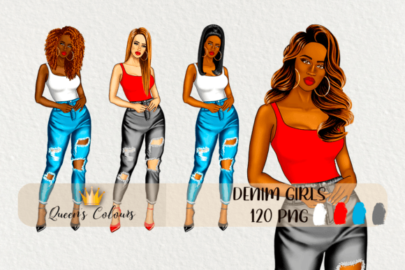 Download Denim Girl Clipart - Girl Collection